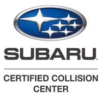 Subaru certified collision center logo