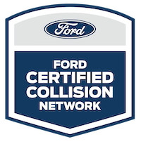 Ford certified collision repair logo